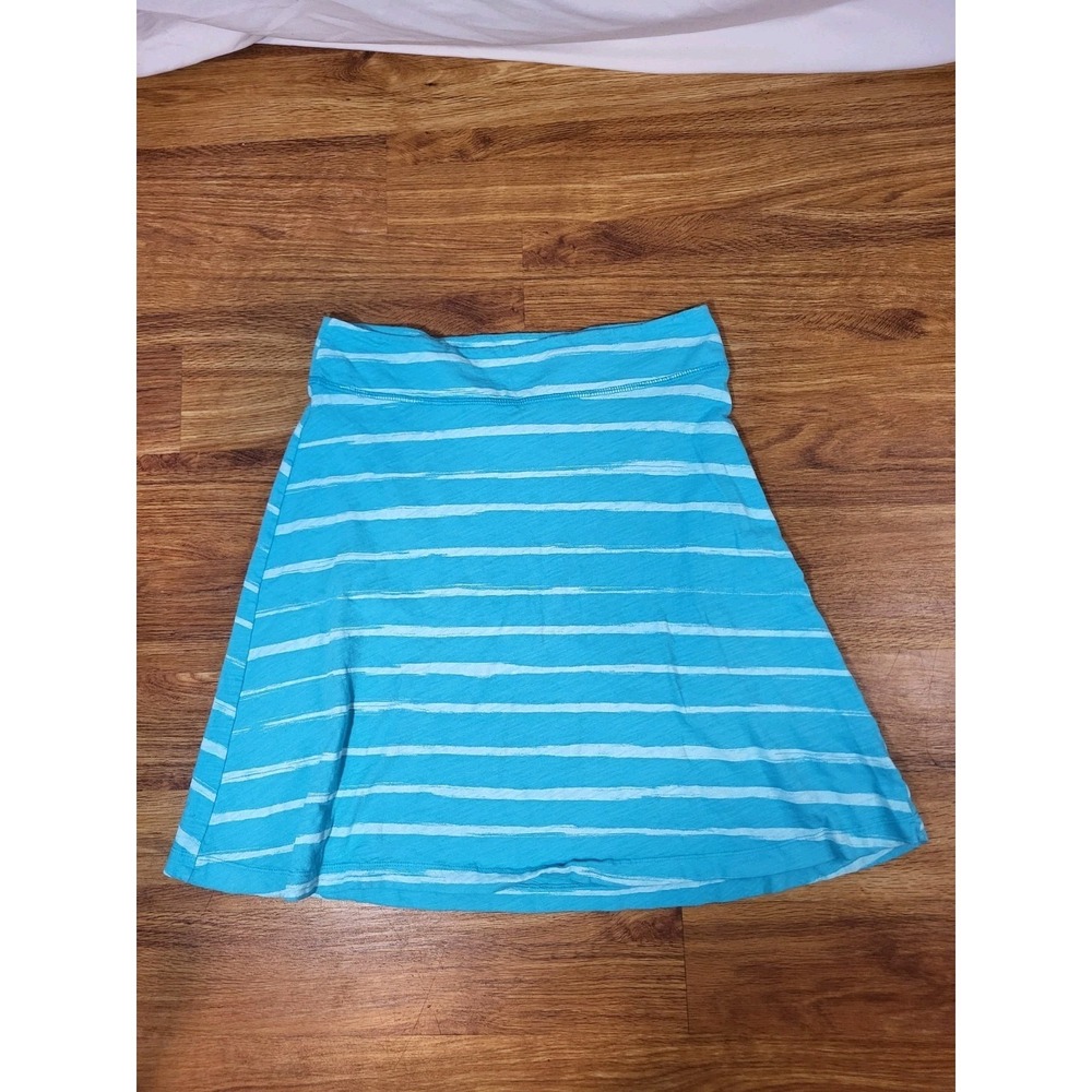 Fresh Produce‎ USA Size XS Turquoise Blue Stripe Skirt